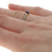 David Yurman Amethyst Cable Band Sterling 925 Yellow Gold 14k Solitaire Ring Sz6