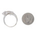 EFFY Diamond Cluster Cocktail Bypass Ring - White Gold 14k Round .50ctw Spray