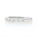 White Gold Diamond Five-Stone Anniversary Band - 14k Round .45ctw Wedding Ring
