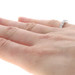 White Gold Diamond Five-Stone Anniversary Band - 14k Round .45ctw Wedding Ring