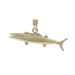 Yellow Gold Fish Pendant - 14k Aquatic Life