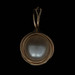 Yellow Gold Mabe Pearl Solitaire Enhancer Pendant - 14k