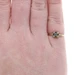 Yellow Gold Victorian Emerald Diamond Ring - 10k Round Cut Antique