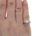 Platinum Diamond Engagement Ring - 950 Round Brilliant 1.06ctw