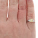 Platinum Fancy Light Yellow Diamond Engagement Ring - 950 18k Radiant 1.44ctw