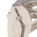 White Gold Diamond Crossover J-Hoop Earrings 14k Round Brilliant 2.00ctw Pierced