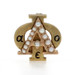 Yellow Gold Alpha Phi Badge - 10k Seed Pearl Greek Society Sorority Pin