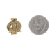 Yellow Gold Alpha Phi Badge - 10k Seed Pearl Greek Society Sorority Pin