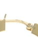 Yellow Gold Flat Round Hoop Earrings - 18k Pierced