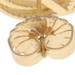 Yellow Gold Mabe Pearl Stud Earrings - 14k Pierced