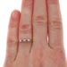 Yellow Gold Ruby Diamond Band - 10k Round .35ctw Four-Stone Ring
