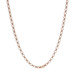 Rose Gold Rolo Chain Necklace 16" - 14k