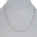 Rose Gold Rolo Chain Necklace 16" - 14k