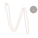 Rose Gold Rolo Chain Necklace 16" - 14k