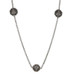 Slane & Slane Bee Station Necklace 35 1/2" - Sterling Silver 925