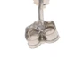 White Gold Sapphire Stud Earrings - 14k Oval 1.06ctw Pierced