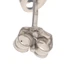 White Gold Sapphire Stud Earrings - 14k Oval 1.06ctw Pierced