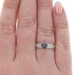 Platinum Black Diamond Engagement Ring - 950 Round 2.20ctw Treated