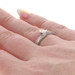 White Gold Diamond Engagement Ring - 14k Round Brilliant .51ctw