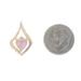 Yellow Gold Amethyst Diamond Heart Pendant - 14k 1.40ct Love