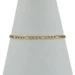Yellow Gold Diamond Cut Figaro Chain Bracelet 5 1/2" - 14k