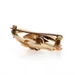 Yellow Gold Pearl Edwardian Flower Brooch - 10k Antique Pin