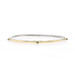 David Yurman Cable Peridot Bangle Bracelet 7 1/4" Sterling 925 Yellow Gold 18k