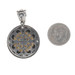 Sterling Silver 1999 American Eagle $5 Coin Pendant - 925 Fine Gold 1/10 oz