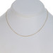 Yellow Gold Curb Chain Necklace 14 1/4" - 10k