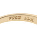 Yellow Gold Diamond Wedding Band - 14k Round Brilliant .15ctw Ring
