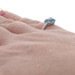 White Gold Blue Topaz Diamond Ring - 14k Emerald 1.89ctw East-West