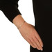 Yellow Gold Diamond Link Bracelet 7" - 10k Baguette 1.00ctw Ribbon