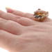 Bellarri Citrine Amethyst Peridot Ring YellowGold 18k Rect Checkerboard 23.93ctw