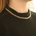 Yellow Gold Rolo Chain Necklace 18" - 14k