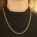Yellow Gold Rope Chain Necklace 24 1/4" - 14k