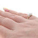 Yellow Gold Diamond Art Deco Ring - 14k European Vintage