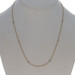 Yellow Gold Diamond by the Yard Necklace 19" -18k Round Brilliant .16ctw Station