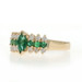 Yellow Gold Emerald Diamond Ring - 14k Marquise 1.45ctw