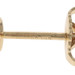Yellow Gold Diamond Stud Earrings - 14k Round Brilliant .95ctw Pierced