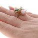 Bellarri Pearl Tourmaline Garnet Cocktail Ring - Yellow Gold 18k 4.90ctw SZ 7