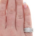 EFFY Diamond Cluster Cocktail Band - White Gold 14k Baguette 1.25ctw Ring