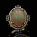 Le Vian Neopolitan Opal Diamond Double Halo Ring YellowGold 18k Oval Cab 7.30ctw