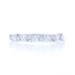 White Gold Diamond Wedding Band 14k Marquise .50ctw Stackable Ring