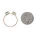 Yellow Gold Sapphire Diamond Enhancer Ring - 14k Marq .24ctw Wedding Band Guard