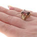 Yellow Gold Watermelon Tourmaline Diamond Ring - 14k Emerald 7.35ctw