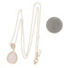 Yellow Gold Mother of Pearl Diamond Starburst Pendant Necklace 17 3/4" 14k