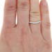 White Gold Diamond Enhancer Wedding Band - 14k Round Brilliant .28ctw Guard Ring