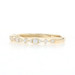 Yellow Gold Diamond Band - 14k Round Brilliant .22ctw Wedding Ring
