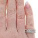 Yellow Gold Diamond Cluster Band - 10k Round Brilliant & Baguette 1.00ctw Ring