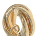 Yellow Gold Rope Twist Earring Enhancers - 14k Stud Jackets